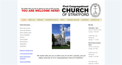 Desktop Screenshot of firstchurchstratford.org
